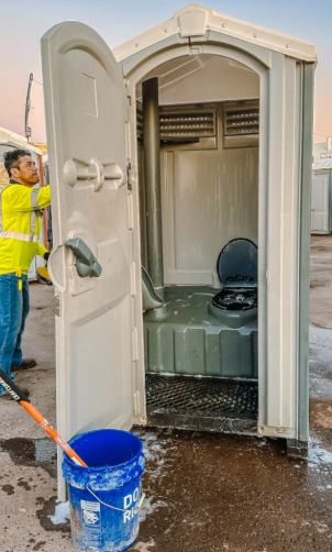 Clean Porta Potty Interior